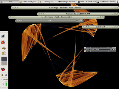 An example XFCE4 desktop